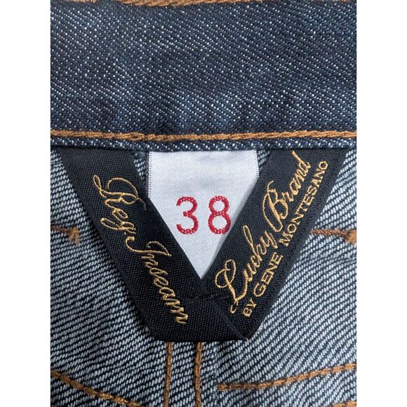 Lucky Brand Jeans Mens 38x31 Vintage Straight Low Rise Regular Fit Denim - Picture 6 of 13